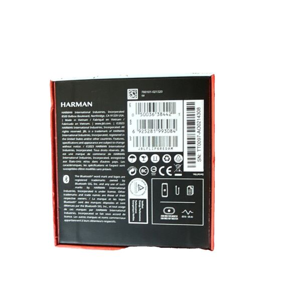 JBL FLIP6 Portable Waterproof Speaker - Red - Picture 3 of 4